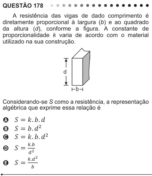 Imagem da questão 178 do ENEM 2011