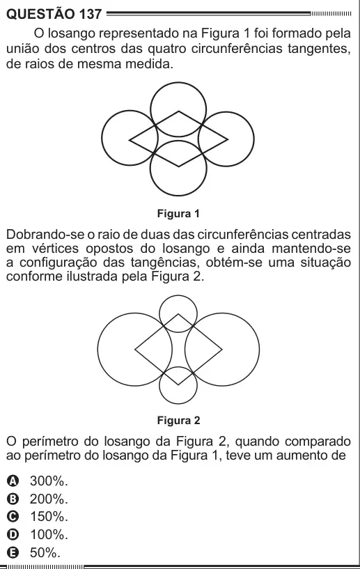 Imagem da questão 137 do ENEM 2012