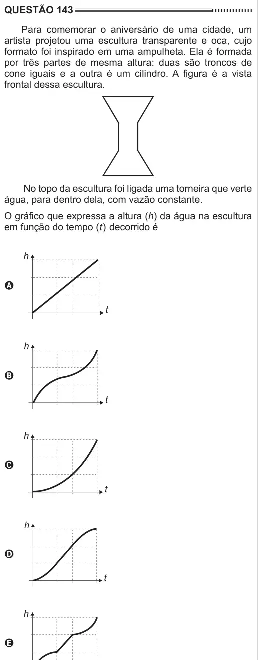 Imagem da questão 143 do ENEM 2014