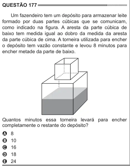 Imagem da questão 177 do ENEM 2014