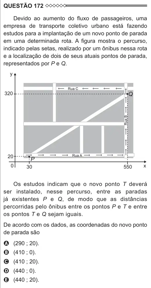 Imagem da questão 172 do ENEM 2015